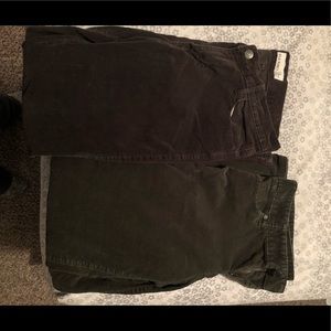 3 pairs of corduroy pants